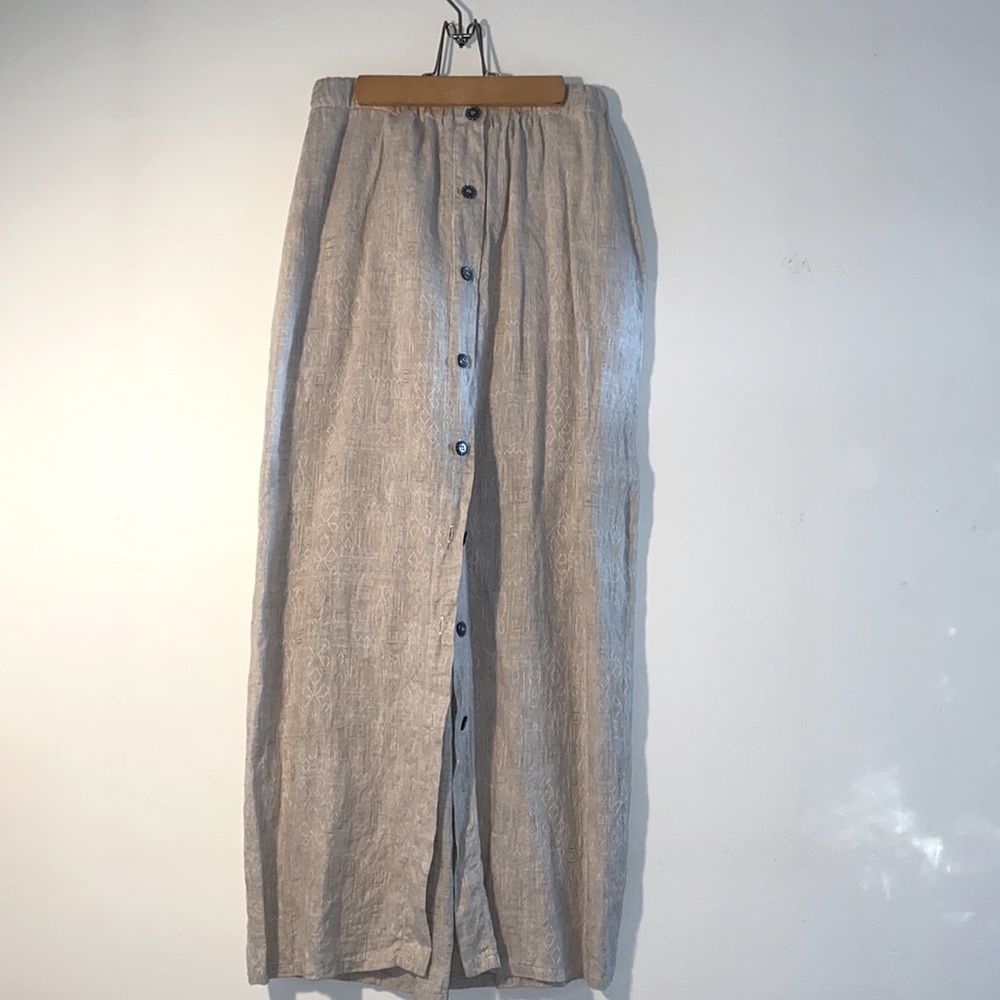 Tom Tom linen skirt